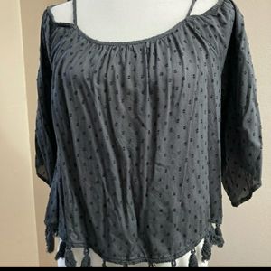 American Eagle Cold Shoulder Top M